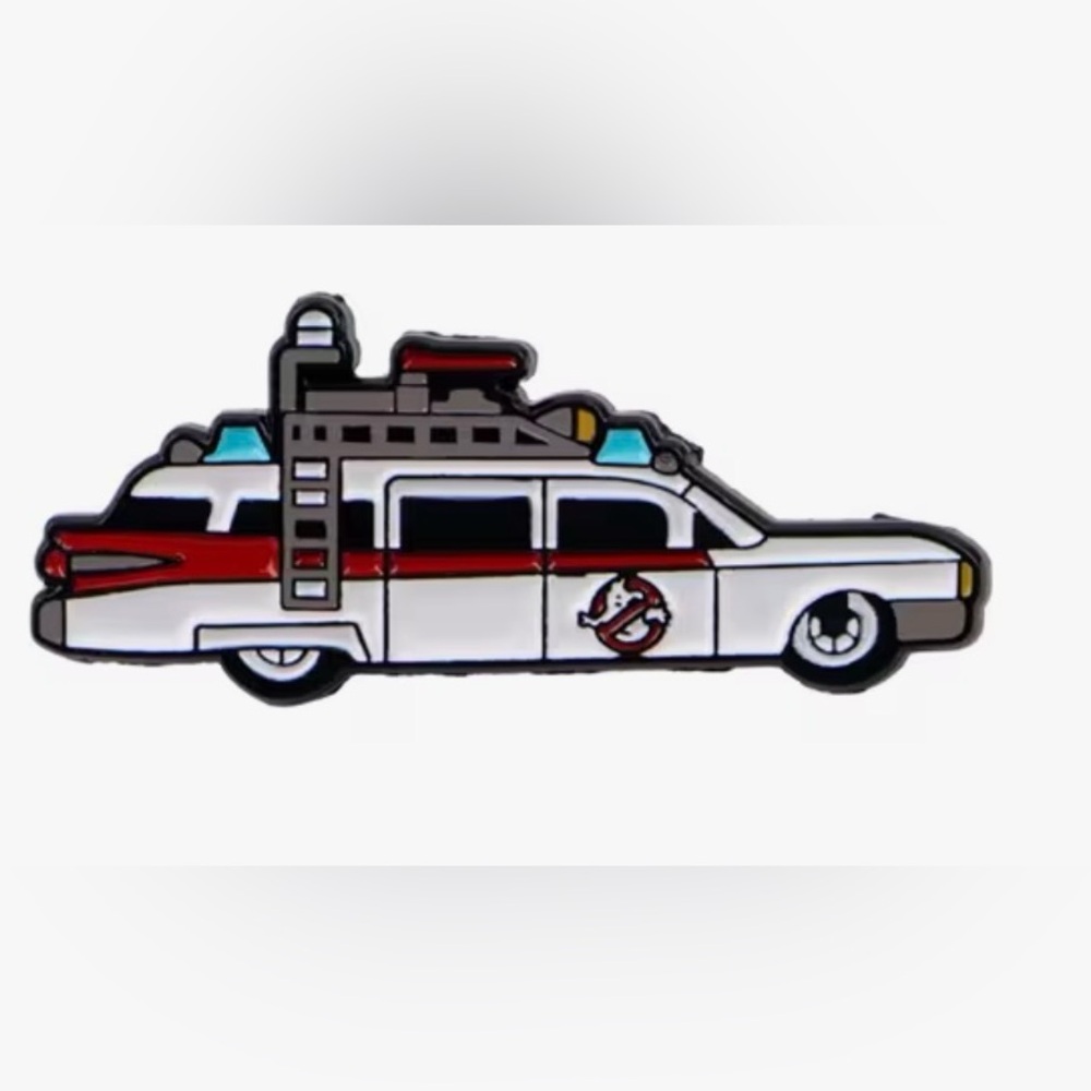 GHOSTBUSTERS movie ECTO-1 Cadillac Car-Alloy Lapel Pin or Brooch Unisex- NWT